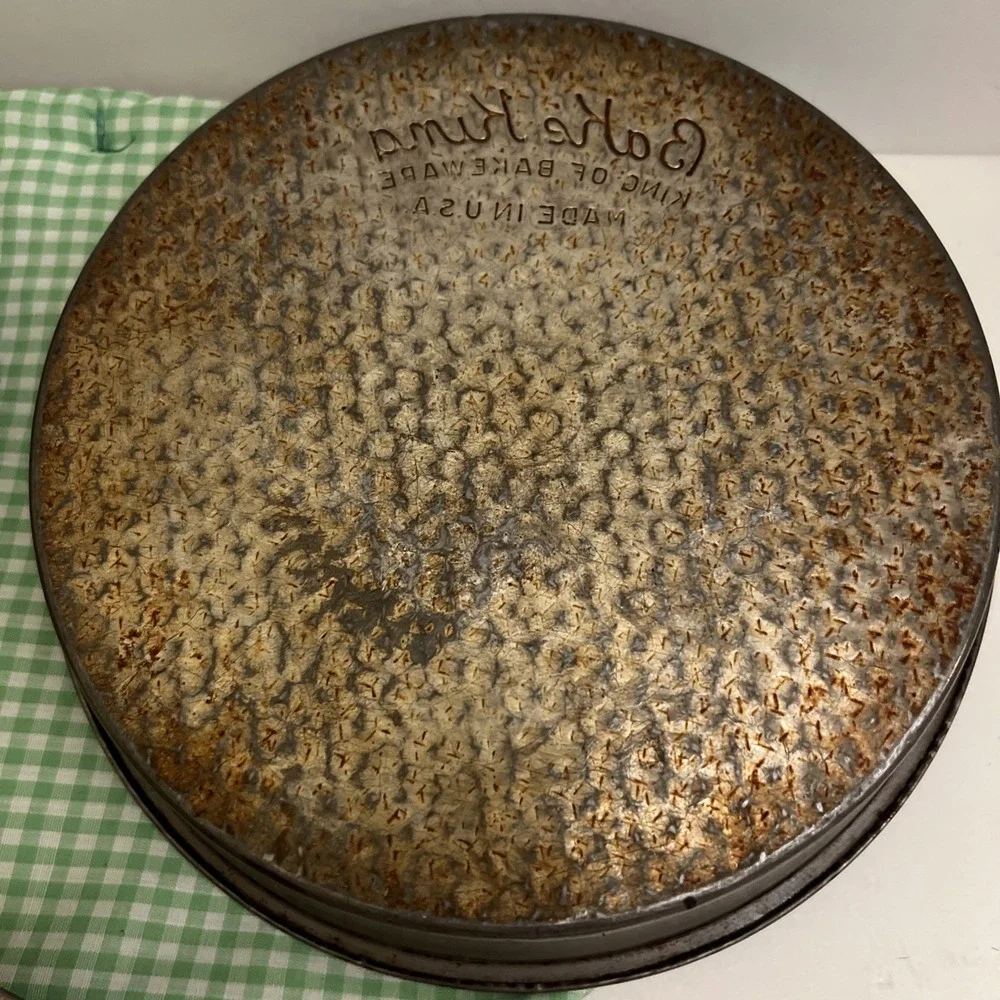 Set of 3 Bake King King of Bakeware 8.5 Inch Round Cake Pans USA‎ Vintage
